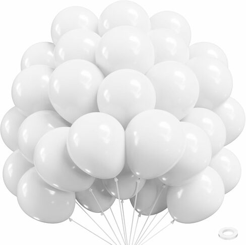 Hiquaty Pastel Latex Balloons,100pcs 12 Inch Rainbow Balloons Multicolor Balloons for Easter Birthday Wedding Bridal Shower Party Decorations in Saudi Arabia