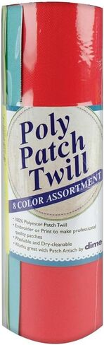 Poly Patch Twill™ Brights لرقع التطريز الآلي in Kuwait
