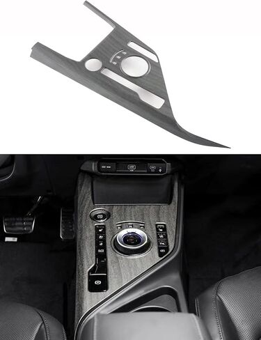 Kadore for Kia NIRO 2023-2026 Accessories Interior Straight-Line Shifter Panel Protective Cover Trim Peach Wood Style (Left Hand Drive) 1PC in Saudi Arabia