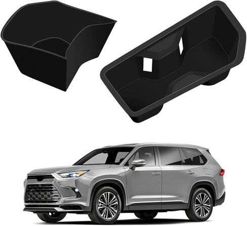 Cup Holder Inserts Compatible with Volvo XC60 XC90 S60 S90 2019-2025 Interior Accessories, TPE Center Console Armrest Cup Holder Coaster Organizer Storage Box in Kuwait