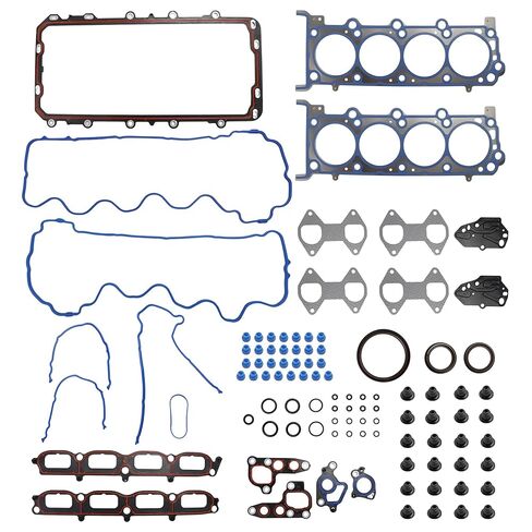 مجموعة حشية رأس المحرك بالكامل، لسيارة Ford F-150 F-250 F-350 Expedition 2005-2006، لسيارة Lincoln Mark Lt Navigator 2005-2006، 5.4L SOHC 24V، HS26306PT، CS9790-5، DG-8614918816 in Kuwait