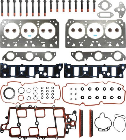 3.8 Full Head Gasket Set w/Cylinder Head Bolt Fit for Buick Chevrolet Pontiac Bonneville Impala Monte Carlo Oldsmobile Regal 3.8L 1996-2004 V6 HS9917PT-3 ES74033 in Saudi Arabia