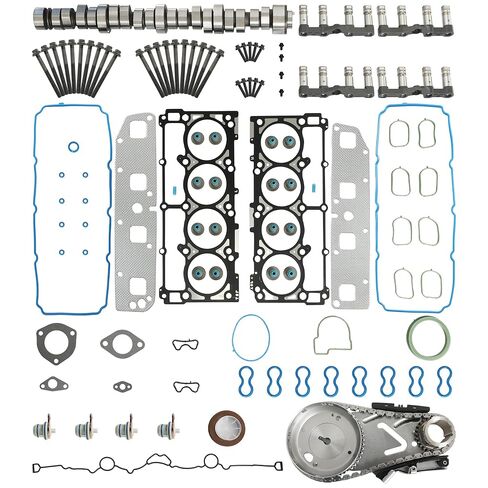 5.7 Cylinder Head Gasket Set with Bolts Fit for Chrysler 300 Dodge Challenger Charger Jeep Durango Ram 1500 2500 3500 2009-2020 5.7L HS26423PT ES72200 in Saudi Arabia