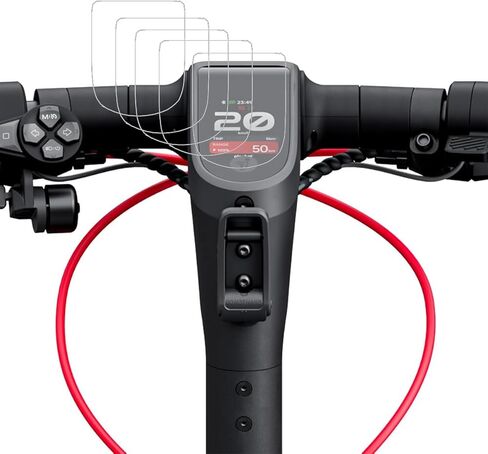 For Segway MAX G3 Electric Scooter Screen Protector, New HD Clear Anti-Scratch Bubble Anti-Fingerprint Free PET Film, Compatible with Segway Ninebot MAX G3 [5 Pack] in Kuwait