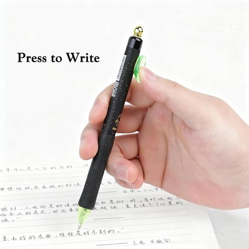 4 PCS Retractable Fun Outer Space Gel Pens with Large Capacity Refill Black Ink, Comfort Silicone Grip, Smooth Writing for Journaling, Space Lovers in Saudi Arabia