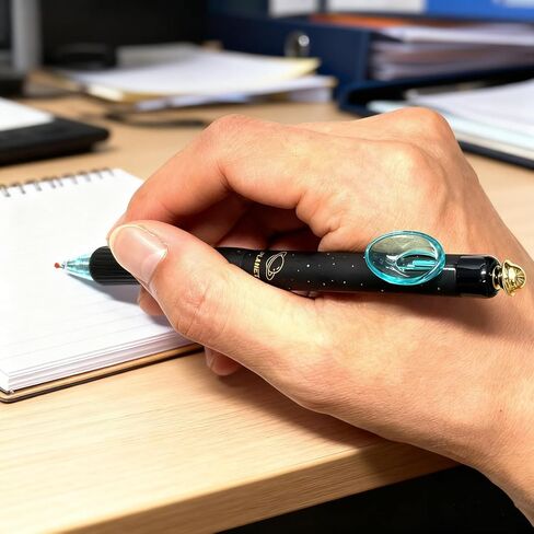 4 PCS Retractable Fun Outer Space Gel Pens with Large Capacity Refill Black Ink, Comfort Silicone Grip, Smooth Writing for Journaling, Space Lovers in Saudi Arabia