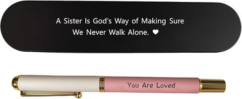 Sister Gift Pen - You Are Loved Engraved Pen, Religious Inspirational Gift for Sister Women Birthday Christmas in Saudi Arabia