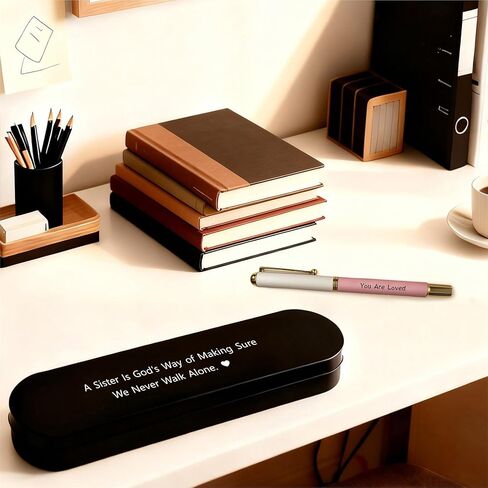 Sister Gift Pen - You Are Loved Engraved Pen, Religious Inspirational Gift for Sister Women Birthday Christmas in Saudi Arabia