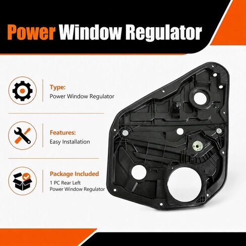 83471-C1000 Rear Left Power Window Regulator Fit for Hyundai Sonata 1.6L 2.0L 2.4L 2014 2015 2016 2017 2018 2019, 83471-C2000 in Kuwait