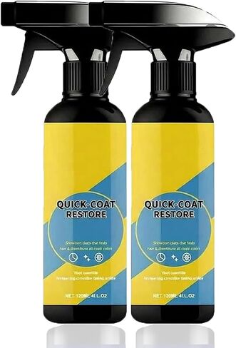 2PCS Car Nano Quick Coat Restore Spray, Advanced Nano Auto Coating Agent, Quick-Acting Dust Proof Coating for Car Paint in Saudi Arabia