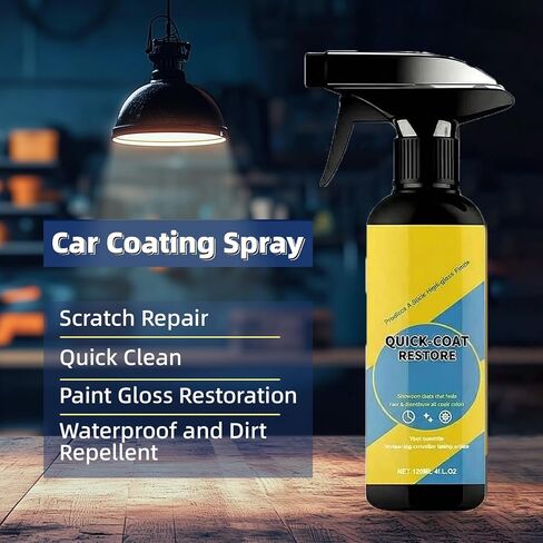 2PCS Car Nano Quick Coat Restore Spray, Advanced Nano Auto Coating Agent, Quick-Acting Dust Proof Coating for Car Paint in Saudi Arabia