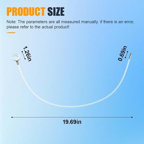2PCS Car Aerosol Nozzle, 19.69" 360 Degrees Flexible Nozzle Extension Hose, Adjustable Spray Cans Fluid Car Nozzle Film 4.5mm Hose for Male Stem Sprays Cans, for Hard-to-Reach Areas (White) in Saudi Arabia