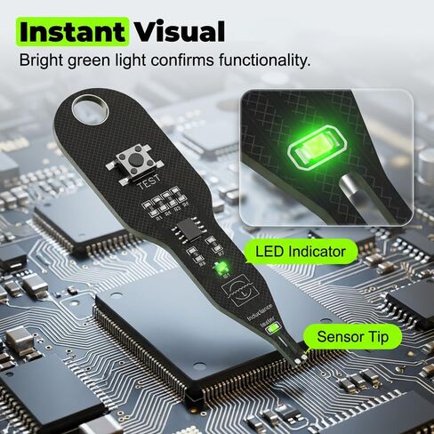 Portable Mini Inductor Tester, Type-C Powered High Precision Mainboard Coil Testing Tool, Type-C Inductance Tester Motherboard Coil Tester Electronic Circuit Board Inductor Detector (Black-1PC) in Saudi Arabia