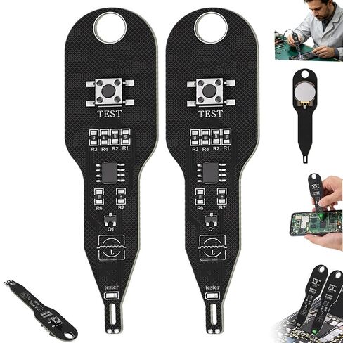 Portable Mini Inductor Tester, Type-C Powered High Precision Mainboard Coil Testing Tool, Type-C Inductance Tester Motherboard Coil Tester Electronic Circuit Board Inductor Detector (Black-1PC) in Saudi Arabia