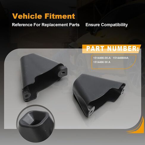 151446600A 1514466-00-A 2Pcs Front Bumper Support Lower Grille Bracket Compatible with Model Y 2020-2024 in Saudi Arabia
