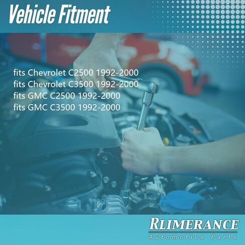 عمود المحرك، عمود القيادة قطعة واحدة من مجموعة عمود المحرك الخلفي يناسب GMC C2500 7.4L RWD 1992 1993 1994 1995 1996 1997 1998 1999 2000، يناسب شيفروليه C3500 6.2L دليل RWD 1992 1993 in Kuwait