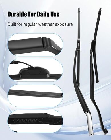 Front Windshield Wiper Arms Pair Set Kit Fit for Toyota Camry 2006-2011 Replace 85221-06100 in Kuwait