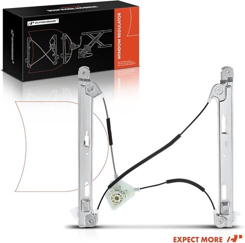 A-Premium Manual Window Regulator Front Driver Side Compatible with Jeep Patriot 2008-2017 Sport Utility, Replace# 68025467AA in Kuwait