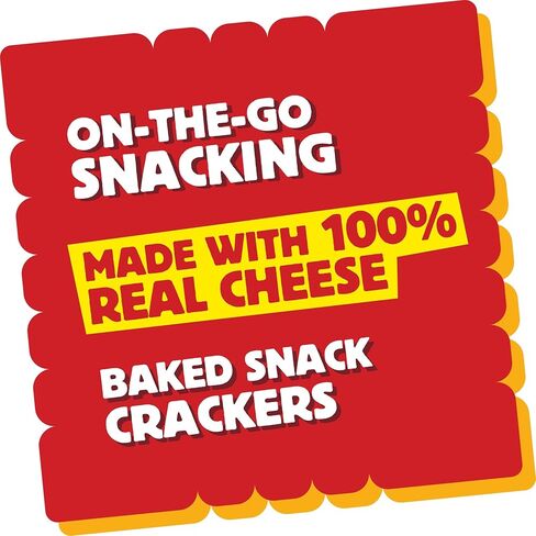 Cheez-It Cheese Crackers, Baked Snack Crackers, Lunch Snacks, Original (40 Packs) in Kuwait