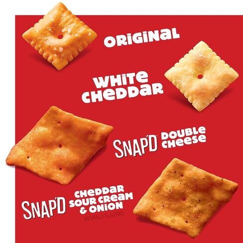 Cheez-It Cheese Crackers, Baked Snack Crackers, Lunch Snacks, Variety Pack (42 Packs) in Kuwait