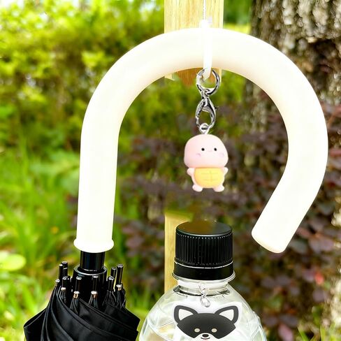30 piece Set of Silicone Anti Loss Ring with Lobster Buckle, Stretchable Identification Ring for Umbrella Handle, Freely Matching Hanging Accessories to Prevent Confusion in Saudi Arabia