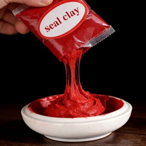 Chinese Yinni Stamp Ink Pad – 30g Cinnabar Red Seal Paste for Calligraphy, Painting, Hanko, Traditional Chinese Art Stamping in Saudi Arabia