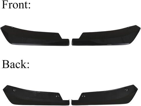 Glossy Black Front Bumper Lip Spoiler Body Kit Side Replacement for Dodge Charger 2006-2014 in Saudi Arabia