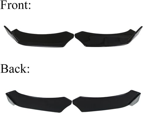 Glossy Black Front Bumper Lip Spoiler Body Kit Side Replacement for Dodge Charger 2006-2014 in Saudi Arabia