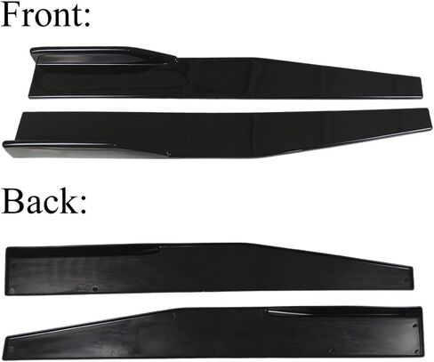 Glossy Black Front Bumper Lip Spoiler Body Kit Side Replacement for Dodge Charger 2006-2014 in Saudi Arabia