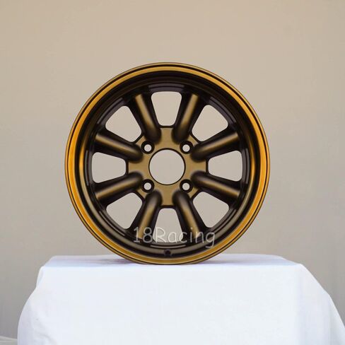 4 PCS ROTA RKR WHEELS 15X9 PCD:4X114.3 OFFSET: -15 HB:73 SPEED BRONZE in Saudi Arabia