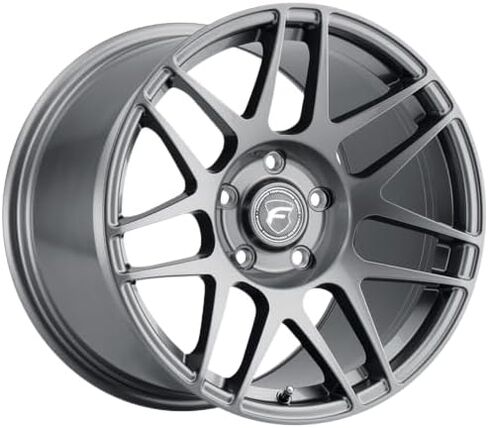 عجلة السحب المخصصة Forgestar F14 - 17x4.5، -26 إزاحة، نمط مسمار 5x114.3، محور 78.1 ملم - حافة أنثراسايت لامعة in Kuwait