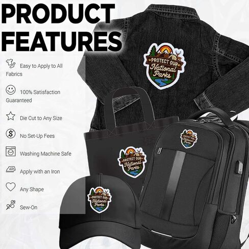 Protect Our National Parks Embroidered Patch Nature Lover Patch 3 Inch Funny Travel Nature Embroidered Patches Sew On Iron On for Hat, DIY Uniform Clothes Gift for Men Women Kid Size 3 Inches in Saudi Arabia