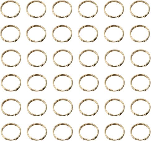 SOWAKA 200 Pcs Double Loops Split Rings Metal Small Jump Rings Connectors for DIY Jewelry Making Key Chain Necklace Bracelets Earing Ornament (16 mm, Silver) in Kuwait