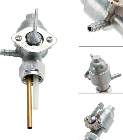Gas Tank Fuel Cock Valve Petcock Fit for Yamaha YB100 1987,DT125MX DT125 1987 1989 1991,RS100 1975-1976,RX100 1975,YL2 100 1967-1970# 3X2-24500-00,304-24500-11,304-24500-12,357-24500-20 in Kuwait