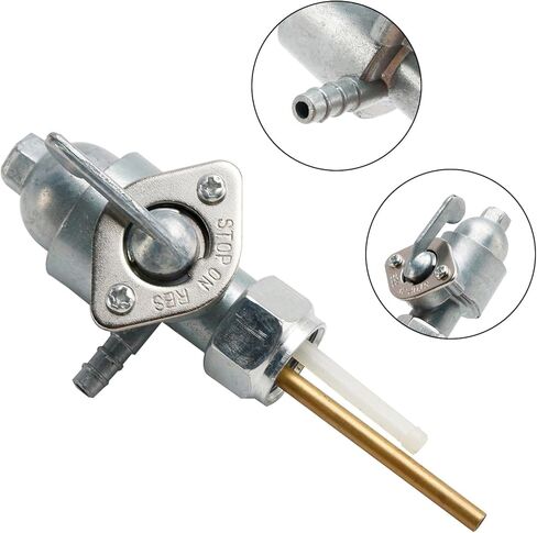 Gas Tank Fuel Cock Valve Petcock Fit for Yamaha YB100 1987,DT125MX DT125 1987 1989 1991,RS100 1975-1976,RX100 1975,YL2 100 1967-1970# 3X2-24500-00,304-24500-11,304-24500-12,357-24500-20 in Kuwait