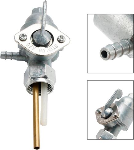 Gas Tank Fuel Cock Valve Petcock Fit for Yamaha YB100 1987,DT125MX DT125 1987 1989 1991,RS100 1975-1976,RX100 1975,YL2 100 1967-1970# 3X2-24500-00,304-24500-11,304-24500-12,357-24500-20 in Kuwait
