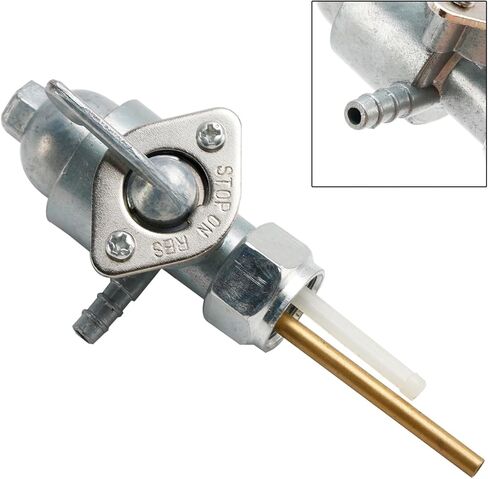 Gas Tank Fuel Cock Valve Petcock Fit for Yamaha YB100 1987,DT125MX DT125 1987 1989 1991,RS100 1975-1976,RX100 1975,YL2 100 1967-1970# 3X2-24500-00,304-24500-11,304-24500-12,357-24500-20 in Kuwait
