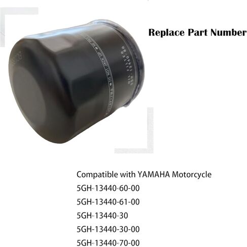 Oil Filter Replacement for Yamaha Motorcycle 5GH-13440-00-00 5GH-13440-10-00 5GH-13440-30-00 5GH-13440-70-00 5GH-13440-71-00 in Saudi Arabia
