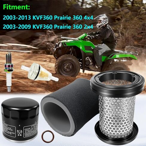 11013-1292 فلتر الهواء فلتر الزيت الرغوي اعة متوافق مع KVF360 البراري 360 2x4 4x4 2003-2013-5 قطعة 16097-0004 16097-1072 16097-0003 in Kuwait