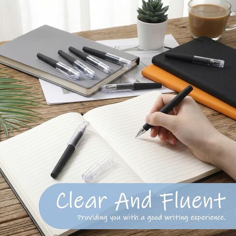 15Pcs Mini Gel Pens Bulk, 0.5mm Pocket Pen Black Ink Small Pens Smooth Writing Quick Dry Cute Pens for Small Notebook, Office School Supplies in Kuwait