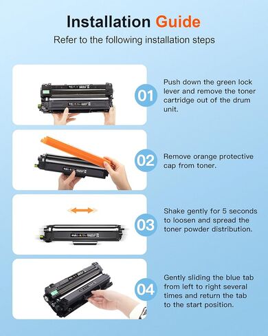 استبدال خرطوشة الحبر المتوافقة مع E-Z Ink Pro لخرطوشة الحبر Brother TN227 Toner TN223 TN227 عالية الإنتاجية لخرطوشة الحبر Brother MFC-L3770CDW HL-L3270CDW HL-L3290CDW MFC-L3710CW (5 عبوات) in Kuwait