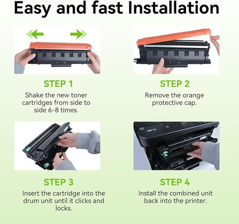 Compatible TN830XL TN830 TN830 XL TN-830 TN-830XL Toner Cartridges Replacement for Brother DCP-L2640DW HL-L2460DW L2480DW MFC-L2820DW XL HL-L2405W HL-L2400D 2465DW Printer, 2 Pack Black in Saudi Arabia