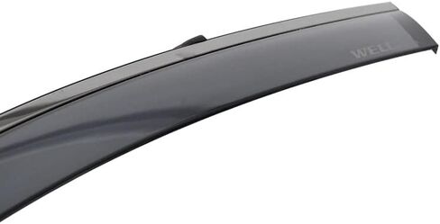أقنعة نافذة WellVisors منحرفة للرياح متوافقة مع Acura MDX 6 قطع 2022-2026 2023 2024 مع واقيات مطر سوداء 3-847AC025 in Kuwait