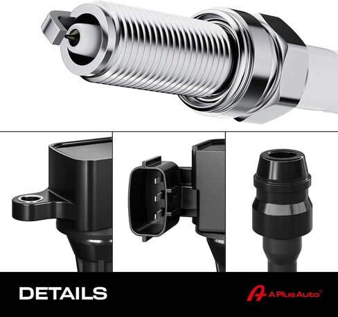 Set of 6 Ignition Coil Packs and Iridium Spark Plugs for Nissan Murano Maxima Altima Quest Xterra Pathfinder Frontier 2002 2003 2004 2005 2006 2007 2008 3.5 V6 UF349 224338J115 in Saudi Arabia