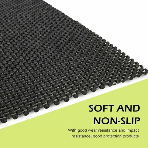 Car Roof Anti-slip Mat, Roof Rack Cargo Anti-scratch Protective Mat, Foldable and Cuttable Multi-functional Trunk Anti-skid Mat, Portable Accessories, for Most Cars Trucks (Black) in Saudi Arabia