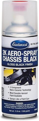 Eastwood 2K AeroSpray Epoxy Primer and Chassis Black مجموعة ترميم الهيكل المعدني العاري | لمعان in Kuwait