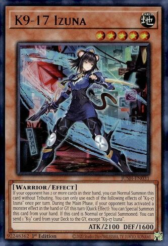 K9-17 Izuna - JUSH-EN031 - Ultra Rare - 1st Edition in Kuwait