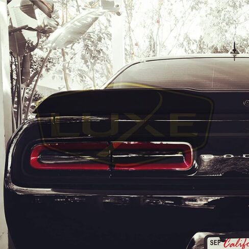 Luxe Auto Concepts Tail Light Tint Kit for 2015-2023 Dodge Challenger - Dark Smoke Gloss | Exact Cut Vinyl Overlays | Tinted Dry Application LightWrap Film in Saudi Arabia