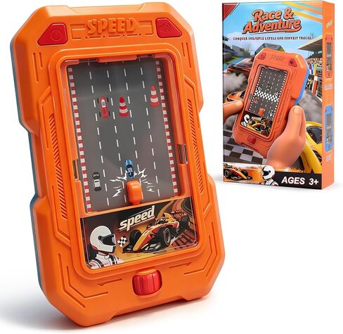 Racing Adventure Car Toy, Pocket-Sized Toddler Travel Toys, Mini Racing & Driving Games with Light and Sounds, Party Favors Birthday Gifts for 3 4 5 6 Year Old Boys Girls in Saudi Arabia