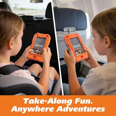 Racing Adventure Car Toy, Pocket-Sized Toddler Travel Toys, Mini Racing & Driving Games with Light and Sounds, Party Favors Birthday Gifts for 3 4 5 6 Year Old Boys Girls in Saudi Arabia